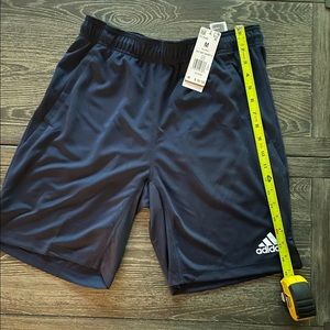 Adidas navy mens shorts with pocket